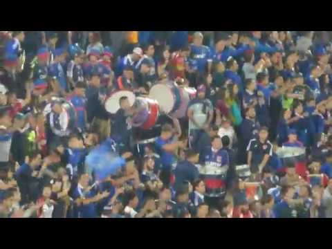 "Impresionante aliento de los de abajo U de Chile vs Cruzeiro 2018 Libertadores" Barra: Los de Abajo &bull; Club: Universidad de Chile - La U