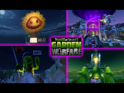 All Gardens & Graveyards Winnig Endings!! Plants vs Zombies Garden Warfare