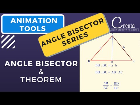 Angle Bisector of Triangle  & Angle Bisector Theorem Proof | Angle Bisector Series | CREATA CLASSES