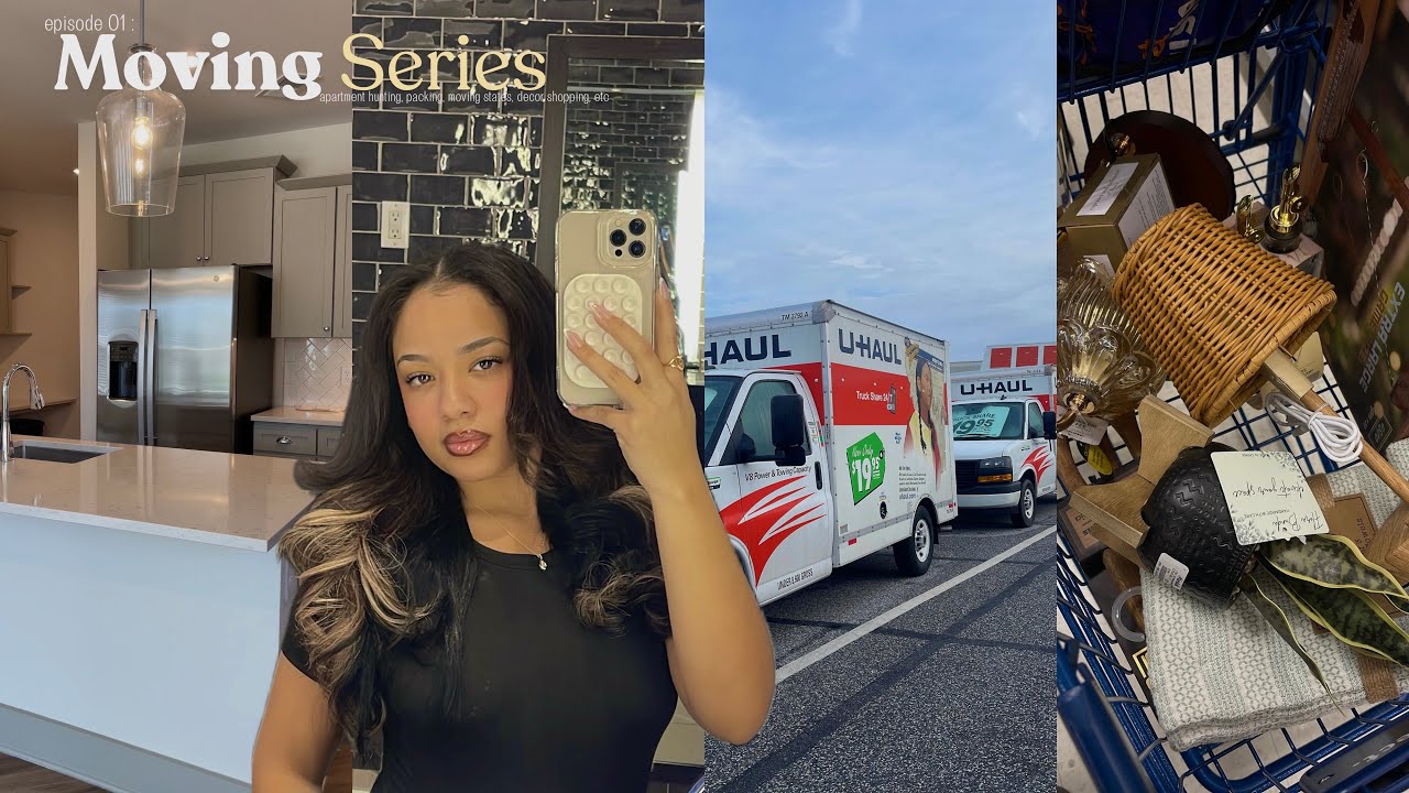 Moving Series Ep 01 : New Beginnings, First apartment, Decor shopping, Packing, Apartment hunting….