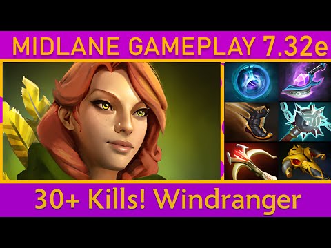 💥Dota 2 Windranger Mid Gameplay - Top MMR