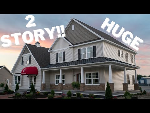 BLOWN AWAY By This 2 STORY MODULAR HOME! 4 Bed 3 Bath Anson Home Tour