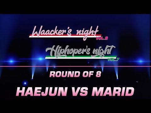 ROUND OF 8_MARID(W) VS HAEJUN_WAACKER'S NIGHT VOL.9 KOREA DANCE BATTLE