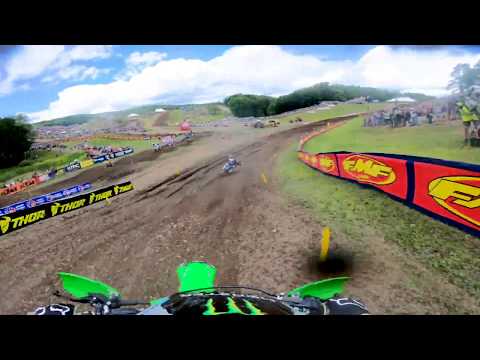 GoPro: Adam Cianciarulo - 250 Moto 1 - 2019 Unadilla Mx National - Lucas Oil Pro Mx Championship