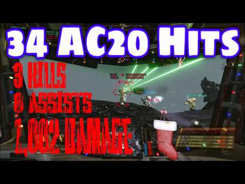 MWO Quickplay | King Crab (KGC-0000) | 34 ac20 hits (3 kills and 1,002 damage)