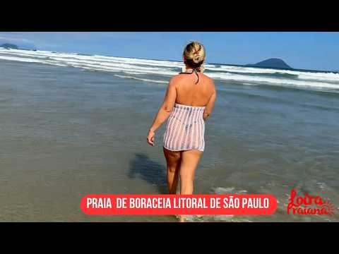 Praia 🏝️ de Boraceia litoral de São Paulo 