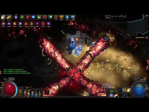 Poe 3.16 Scourge - My league starter! Algor Mortis Divine Ire Totems vs Sirus 8!