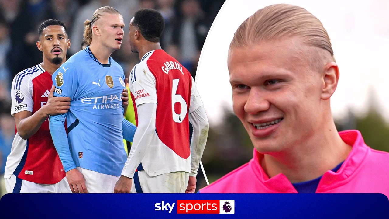 "It's MASSIVE." | Erling Haaland relishing Arsenal challenge