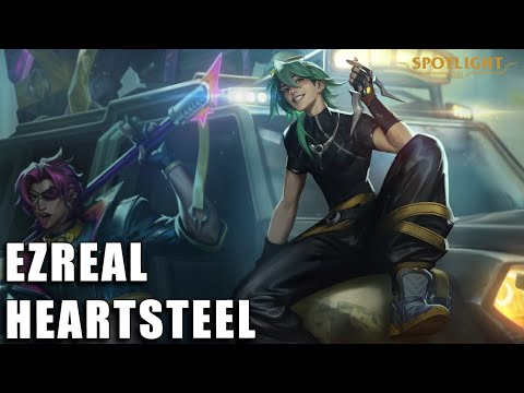 Ezreal Heartsteel - Skin Spotlight COMPLETO