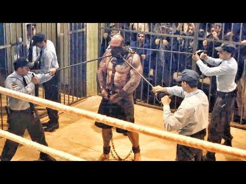 THE WORLD'S MOST DANGEROUS FIGHTER enters the RING with 4 GUARDS to HOLD HIM - RECAP