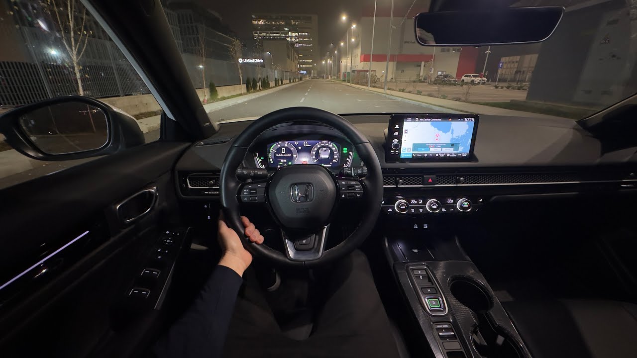 Honda Civic Facelift 2026 Night Test Drive