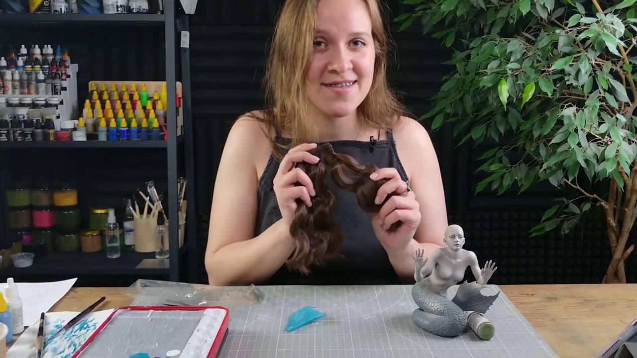 Painting the Mermaid Tail Live 2