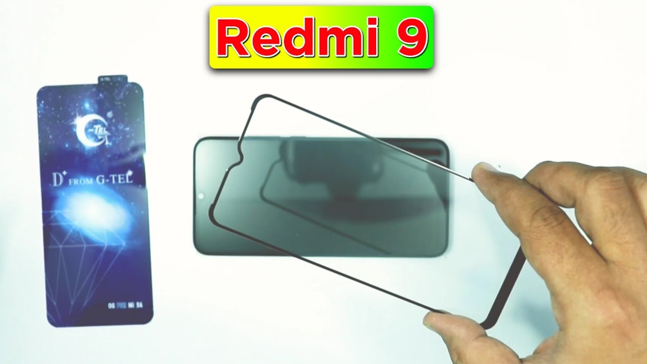 Redmi 9 Tempered Glass!