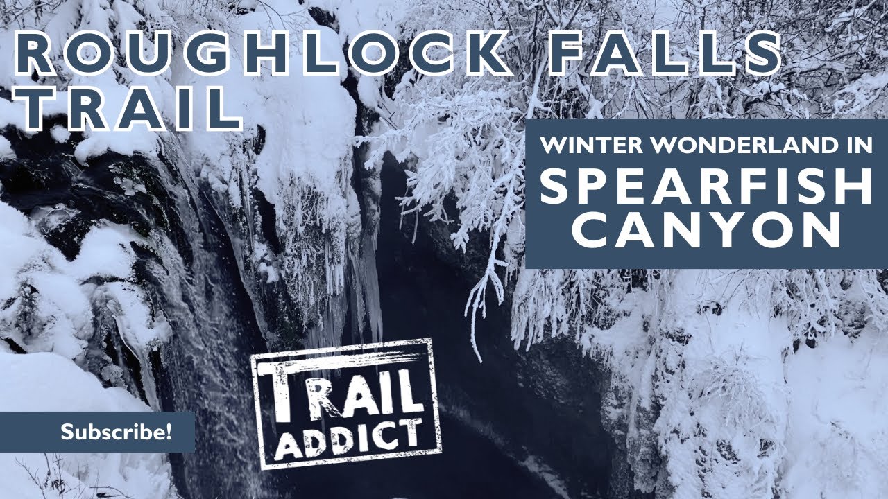Roughlock Falls Trail - Spearfish Canyon - Breathtaking Winter Wonderland!