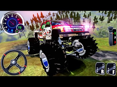 Offroad Outlaws Simulator #34 - Extreme Monster Truck and Bike Mud Rocks Driving - Android GamePlay