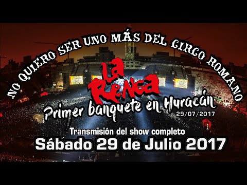 La Renga - En vivo en Huracán 29/07/2017 (Show Completo)