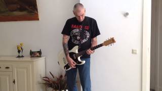 RAMONES - Bop Till You Drop (guitar cover remake)
