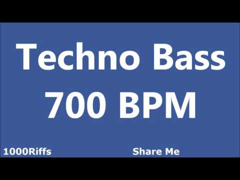 Techno Bass E2 Metronome : 700 BPM