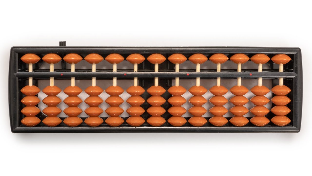 Soroban Abacus - 13 Column, 9.7