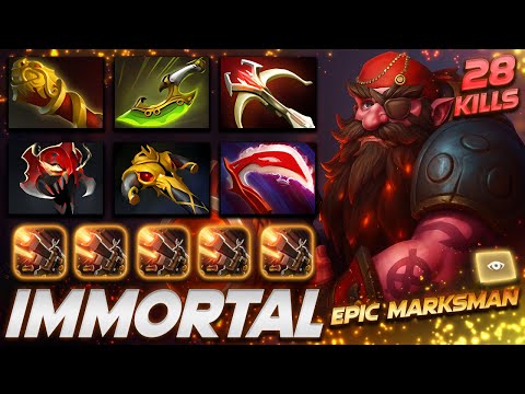 Sniper Epic Immortal Marksman - Dota 2 Pro Gameplay [Watch & Learn]