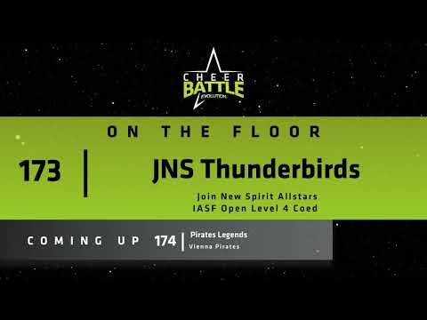 173   IASF Open Level 4 Coed Join New Spirit Allstars JNS Thunderbirds