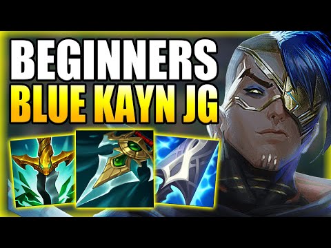 HOW TO PLAY BLUE KAYN JUNGLE FOR BEGINNERS IN S12! - Best Build/Runes S+ Guide - League of Legends