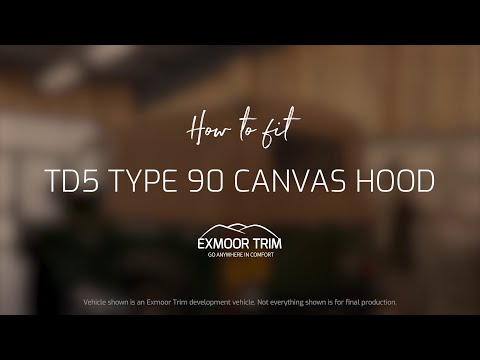 How to Fit an Exmoor Trim Td5 Style 90" Full Canvas Hood Thumbnail