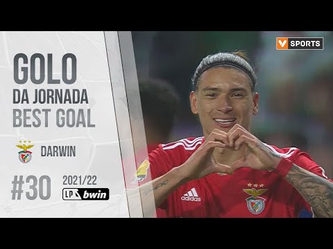 Golo da Jornada (Liga 21/22 #30): Darwin Núñez (Benfica)
