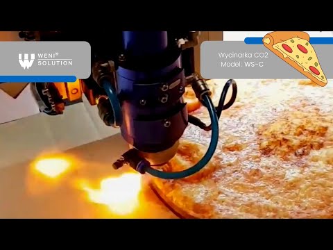 Dzień Pizzy w Weni Solution - cięcie pizzy ploterem laserowym CO2 - zdjęcie