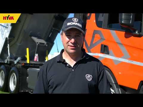 Elmia 2022 - Scania mining tipper with KH-KIPPER body and HYVA ALPHA