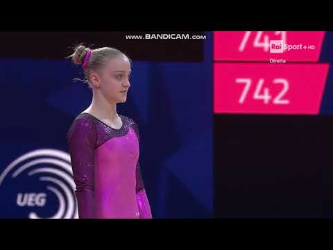 Valeria Osipova. FX TF. 2018 European Championship