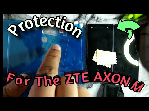 ZTE AXON M Z999| Crystal Clear Screen Protector 4- pack! Dual-Screens!