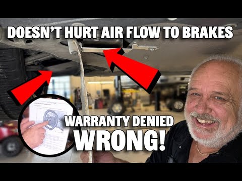 CORVETTE WARRANTY REPAIR DENIED DUE TO LOCTITE WAS WRONG - C8 AIR DEFLECTORS INSTALL