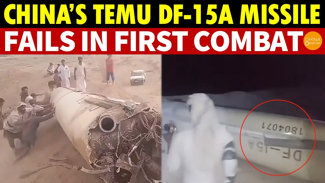 China’s Most Embarrassing Moment: DF-15A Missile Fails Midair In First Combat, Becomes A Global Joke