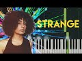 Celeste - Strange | Piano Tutorial (how to play)