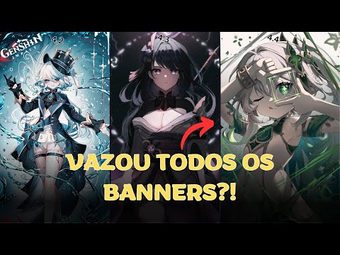 FUTUROS BANNERS DE FONTAINE FORAM VAZADOS??!! [GENSHIN IMPACT]