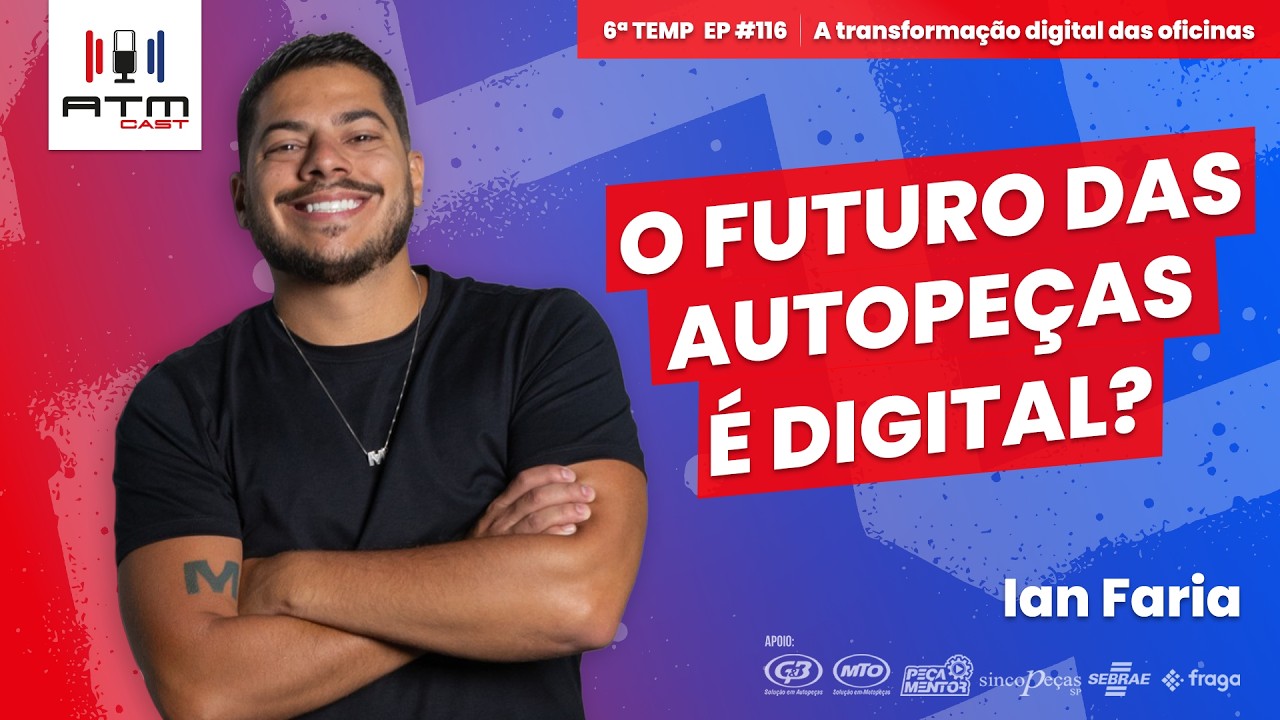 ATMCAST ep#116 | Ian Faria 🚀🔧 | O futuro digital das oficinas com a Mecanizou