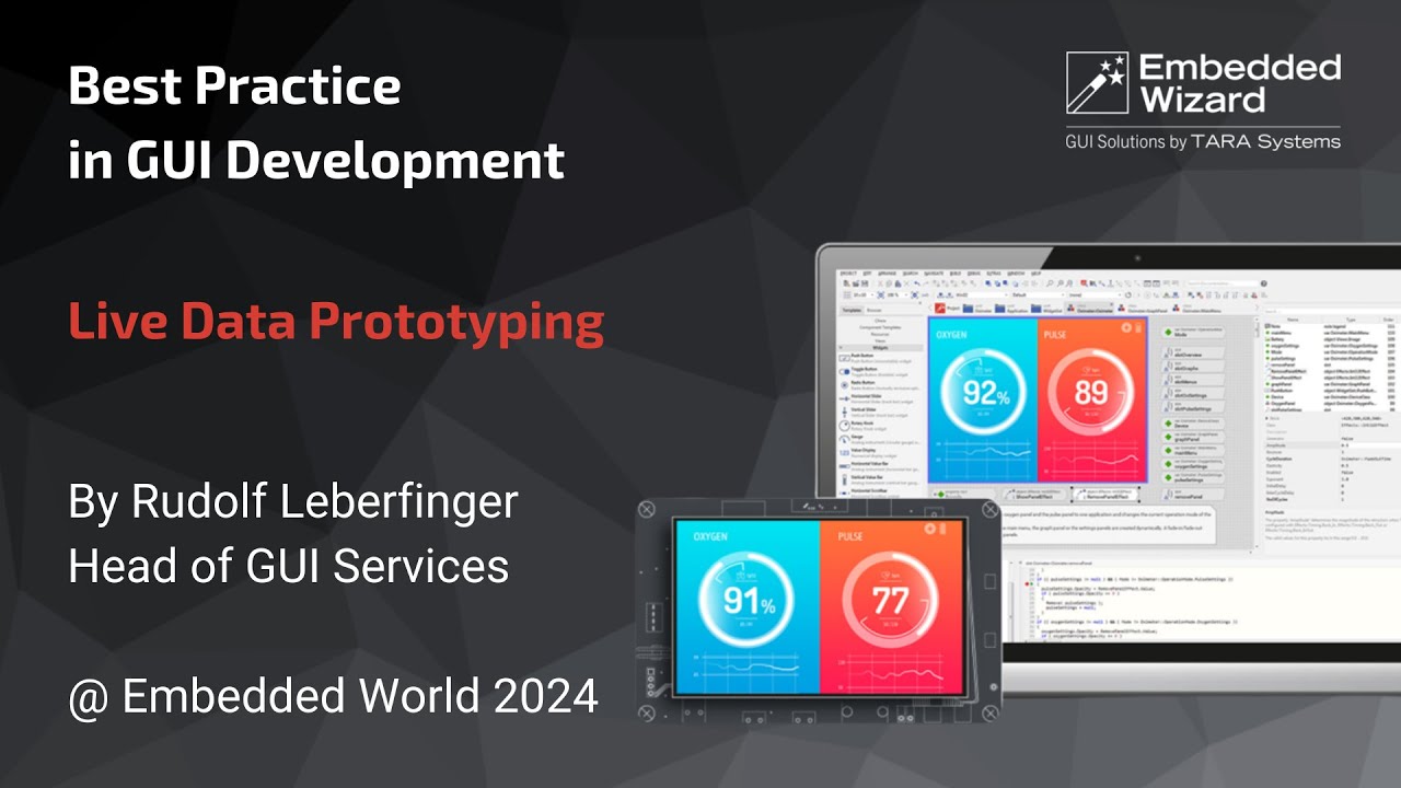 Best Practice in GUI Development - Live Data Prototyping