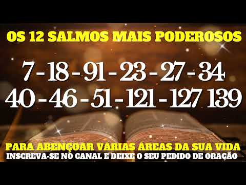 Os 12 Salmos mais poderosos para abençoar várias áreas da sua vida