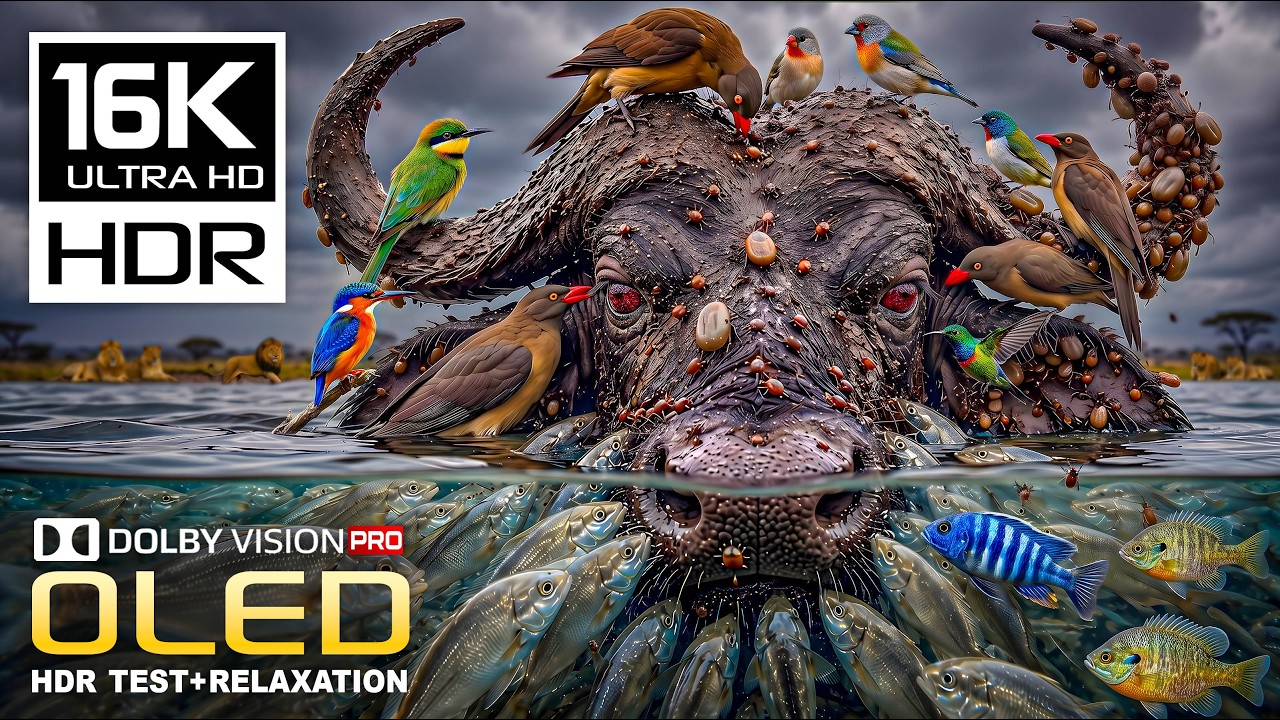 Impossible Wild Animals Moments | 16K Dolby Vision HDR 120FPS | 4K Video Wildlife | 8K ULTRA HD TV