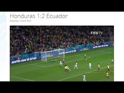Honduras 1-2 Ecuador All Goals & Highlights HD ( FIFA World Cup Brasil 2014)