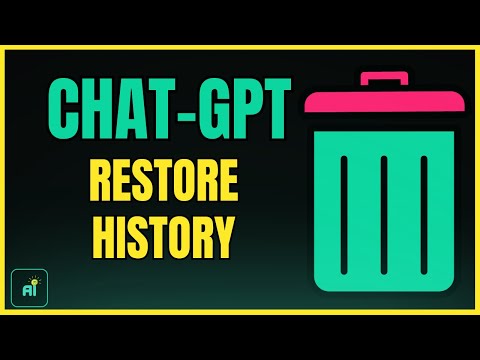 How to Restore Chat GPT History | ChatGPT Conversation Not Found Recovery (Step-by-Step)
