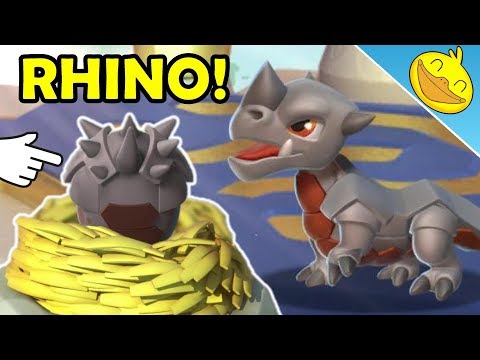 Legendary RHINO DRAGON Hatching! - DML #1059