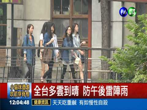 好天氣剩1天! 下週二鋒面再報到