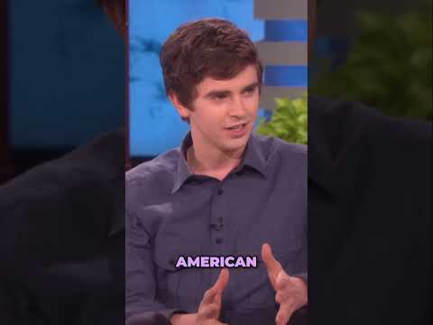 Freddie Highmore on His Accent #shorts