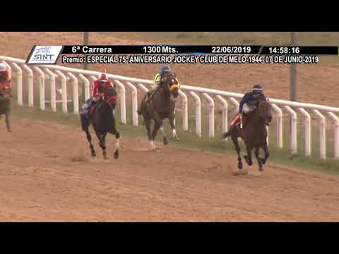 22/06/2019 – Hipodromo Melo – Carr 6 – ESPECIAL 75º ANIVERSARIO JOCKEY CLUB DE MELO-194...