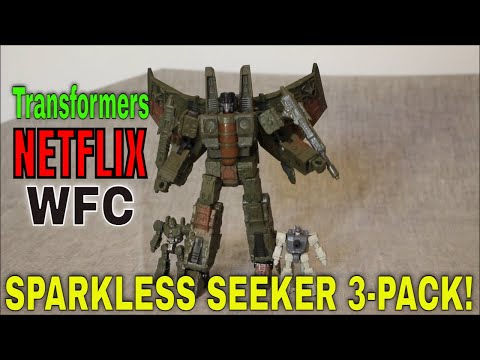 Transformers WFC Netflix Sparkless Seeker 3-Pack - GotBot True Review NUMBER 852