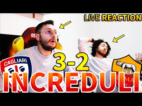 😰 UNBELIEVABLE‼️ CAGLIARI-ROMA 3-2 [LIVE REACTION]