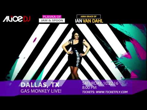 Alice Deejay, Ian Van Dahl, Maria Nayler, Jam & Spoon live Santa Ana 10/21 and Dallas 10/22, 2016