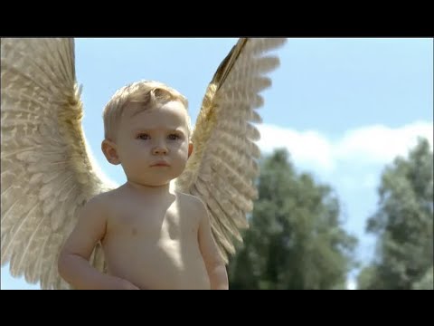 This baby was born with a pair of angel wings. #fantasy #comedy